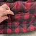 TOMMY BAHAMA RED/BLACK CHRISTMAS PLAID NYLON WEEKENDER BAG