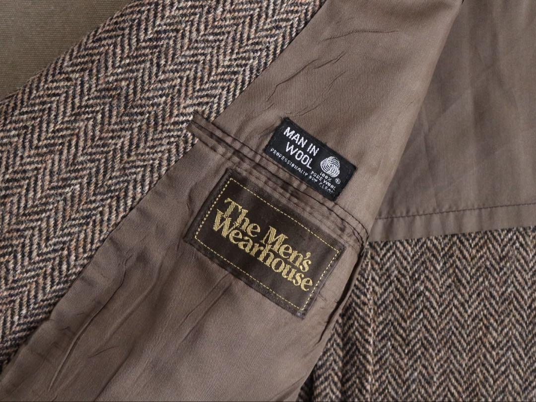 70s USA-made Harris Tweed tailored jacket vintage