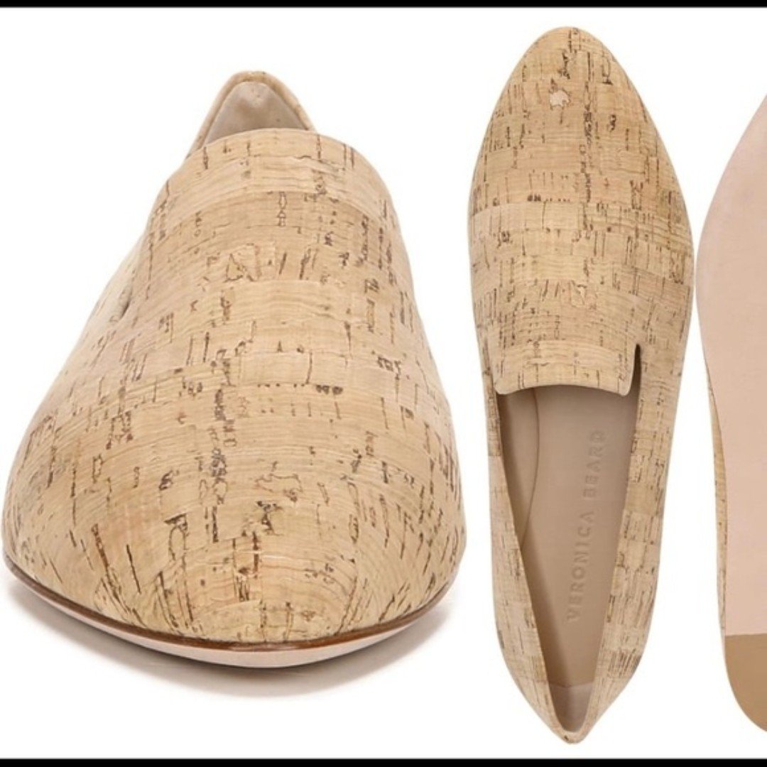 Veronica Beard Griffin Flat Cork Loafers