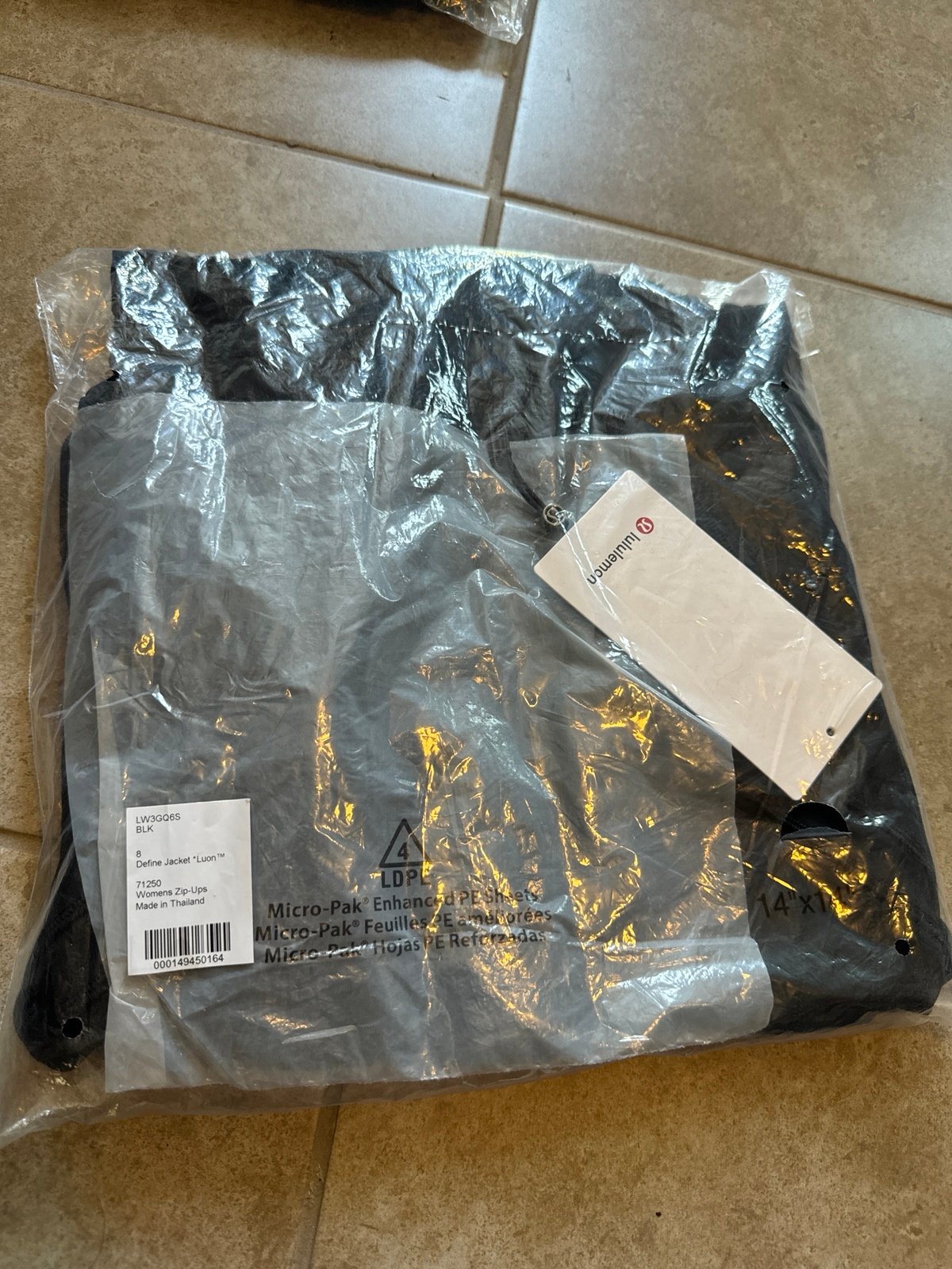 Size 8 define luon lululemon jacket