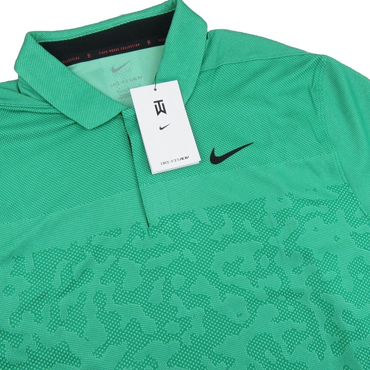 Nike Dri-FIT ADV Tiger Woods Golf Polo Shirt Mens Sz Large Green NEW 110