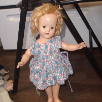 1950s Universal Baby Barry walker doll hard plastic with clothes