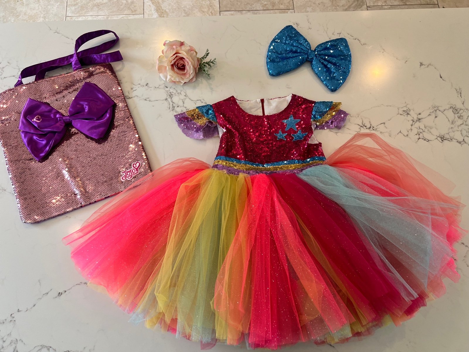Custom Handmade Jojo Siwa Dress Costume & Bag