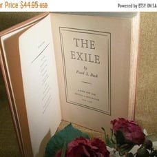 Antique Book The Exile Pearl S Buck 1936