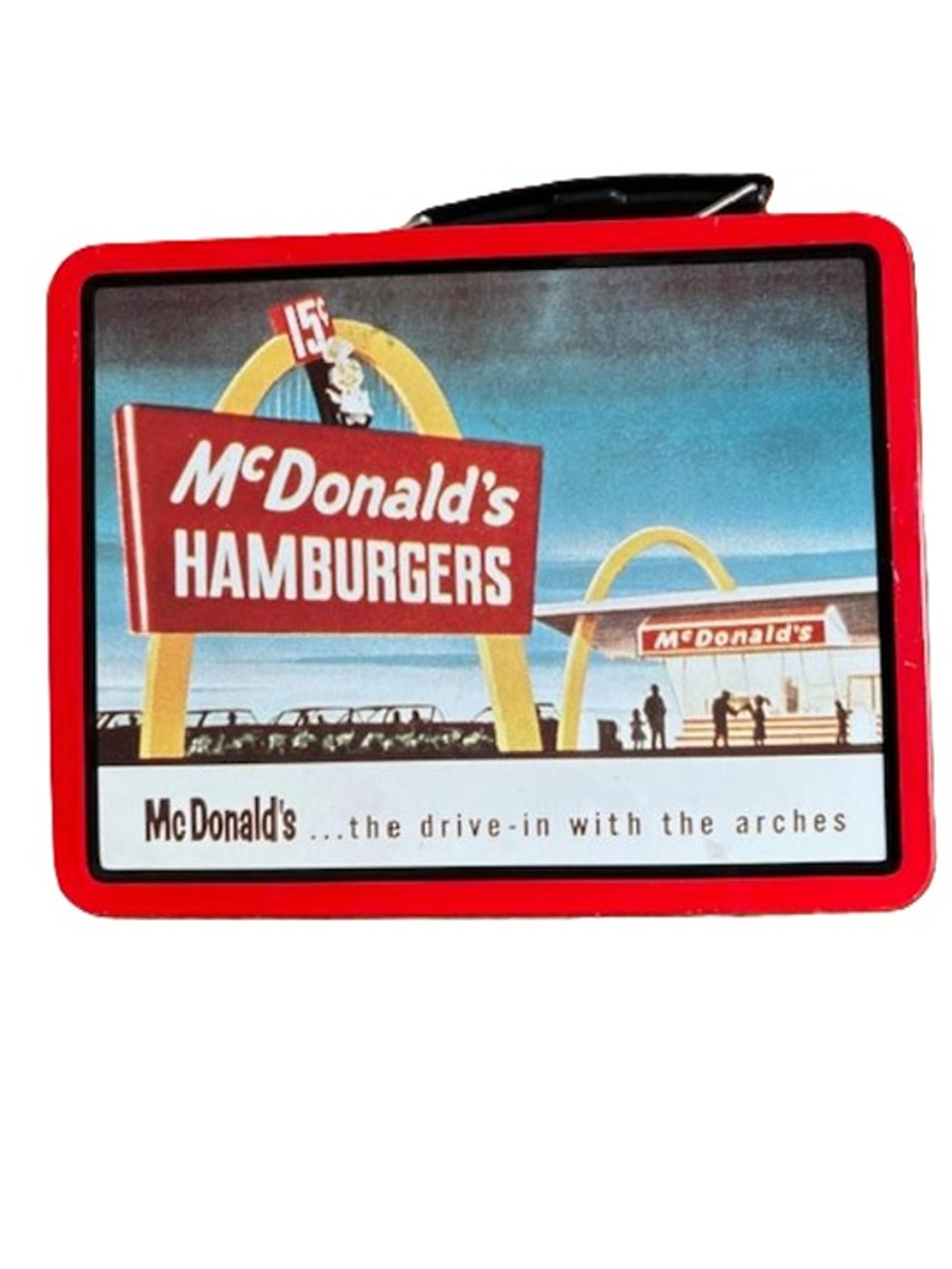 Vintage 1997 McDonalds Metal Lunch Box Fast Food 5.5 x 5"