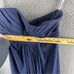 David's Bridal Women's Chic Strapless Navy Bridesmaid Dress Size 12