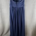 David's Bridal Women's Chic Strapless Navy Bridesmaid Dress Size 12