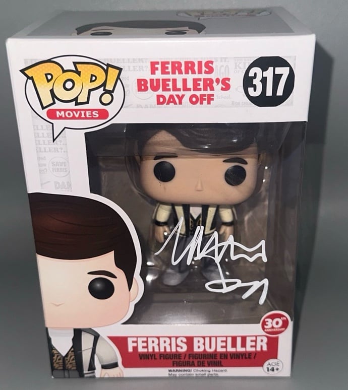 Matthew Broderick Ferris Bueller Signed Funko 317 Autograph PSA/DNA