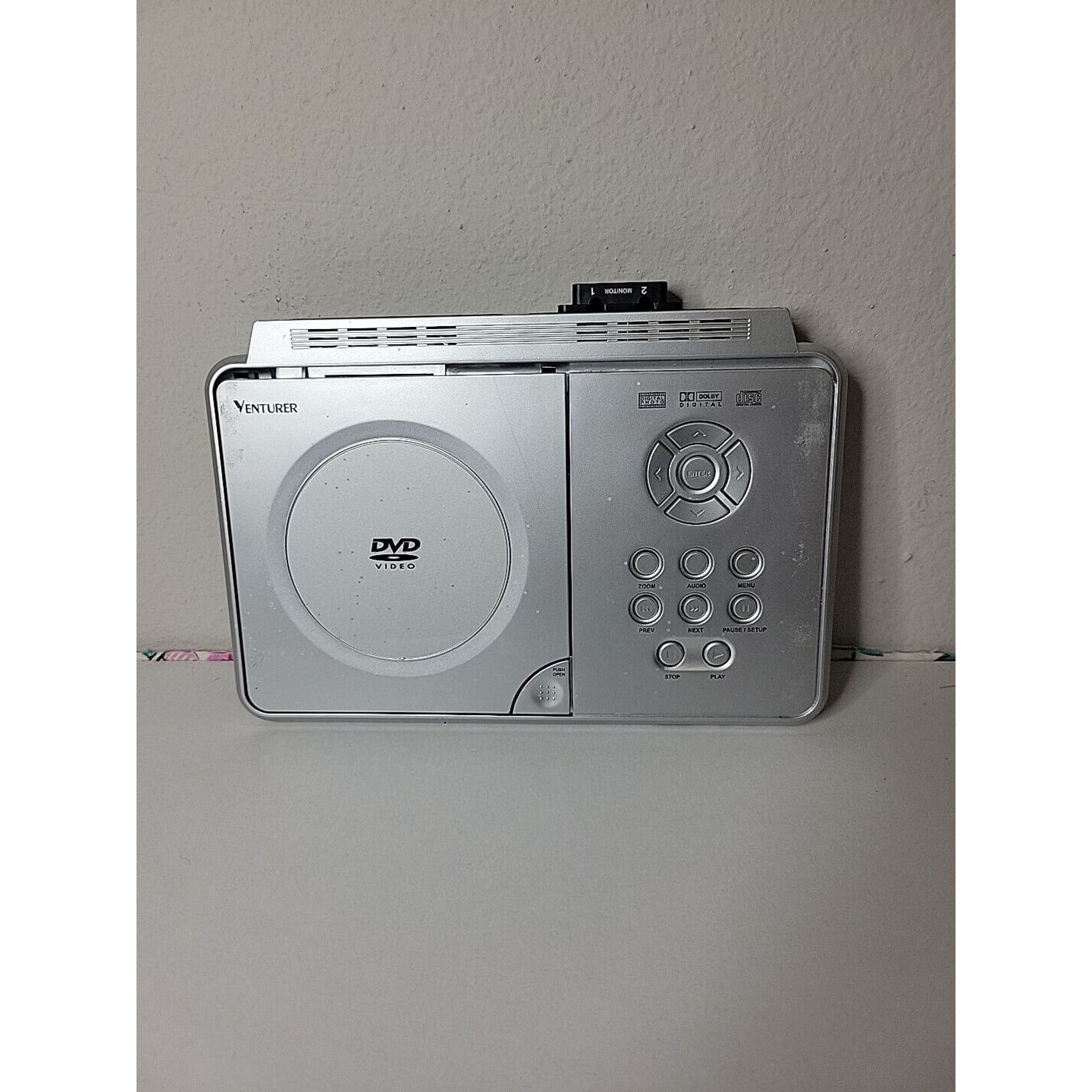 VENTURER PVS1971 6 PORTABLE DVD PLAYER W/REMOTE AND ACCESSORIES