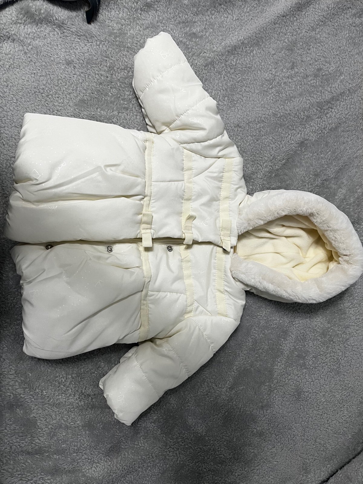 Baby White Winter Tahari Jacket