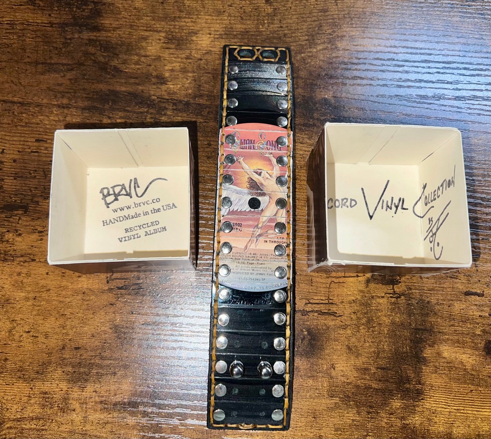 BVRC vinyl record cuff Led Zeppelin