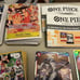 One Piece TCG card lot - foils, rares, decks, SR, R, UC and C bulk