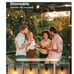 Lot of 4 NIB Outdoor String Lights 25 Feet Globe LED Patio Lights