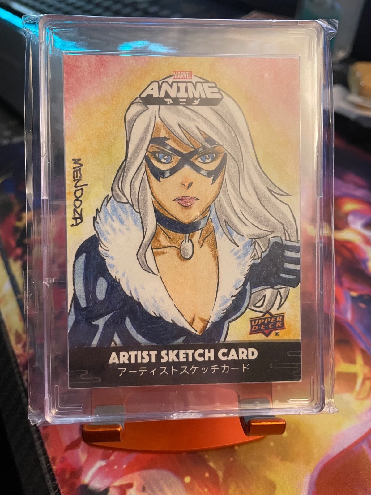 Marvel Anime Black Cat Sketch card 1/1