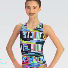 NWT Digital Blur Workout gymnastics tumbling dance Leotard Style #E4611