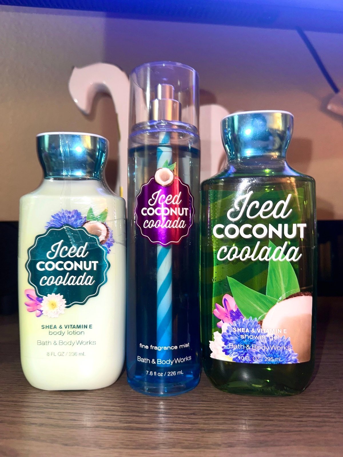 Iced Coconut Coolada Set Bath and Body Works✨RARE/HTF✨