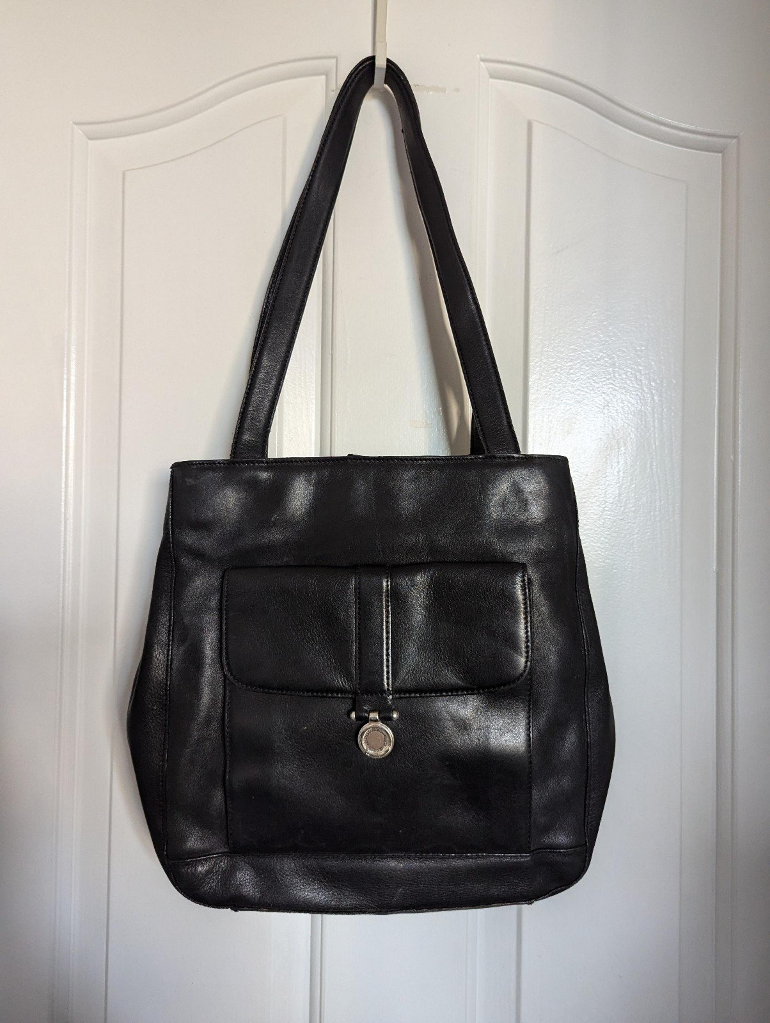 Ralph Lauren Leather shoulder bag tote vintage