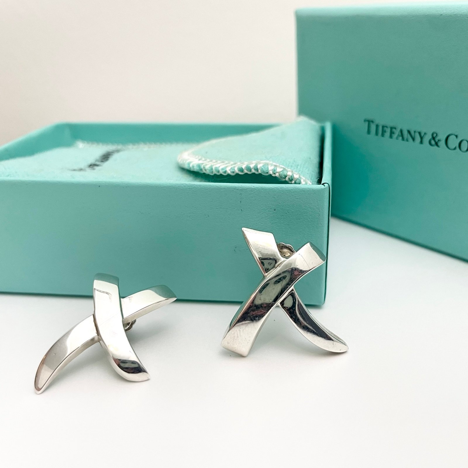 Paloma’s Graffiti X Earrings sterling silver earrings with 14 posts