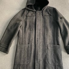 BEN SHERMAN WOOL HOODIE COAT LARGE MEN