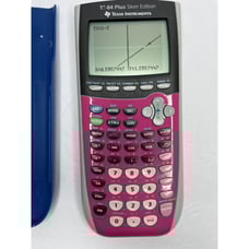 Texas Instruments Ti-84 Plus Silver Edition Pink Graphing Calculator *FLAW READ*