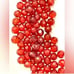 4mm faceted Carnelian beads. 611