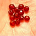 4mm faceted Carnelian beads. 611