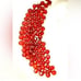 4mm faceted Carnelian beads. 611