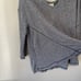Anthropologie Deletta Millipa Oversize High Low Cold Shoulder Pullover Blouse XS