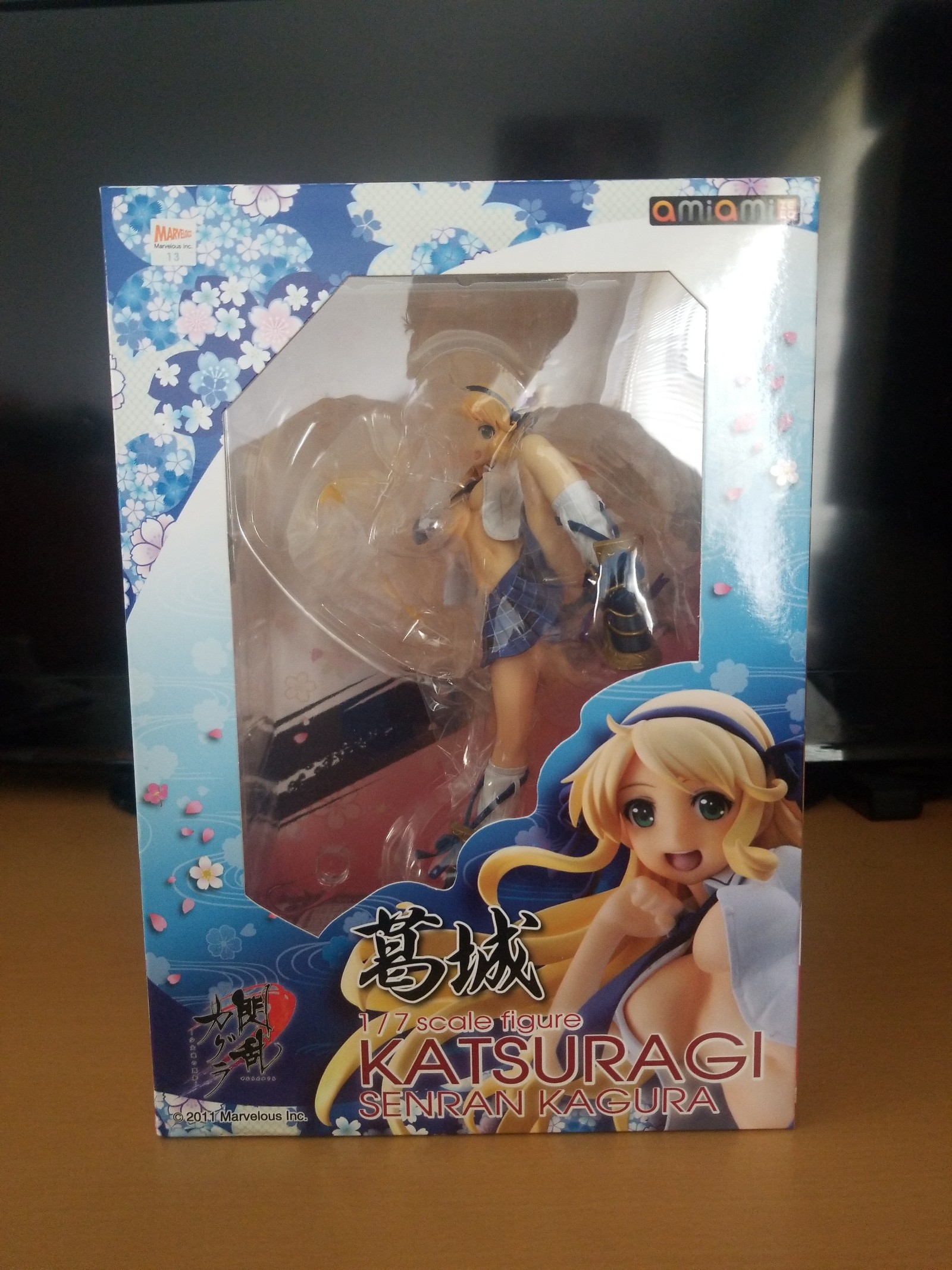 Senran Kagura Katsuragi 1/7 PVC Figure Amiami Zero (With Plastic Base)