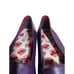 Grasshoppers Jazztime Shoes Red Hat Society Collection Womens 8.5 Purple Loafers