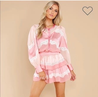 LOVESHACKFANCY Top Skirt Set