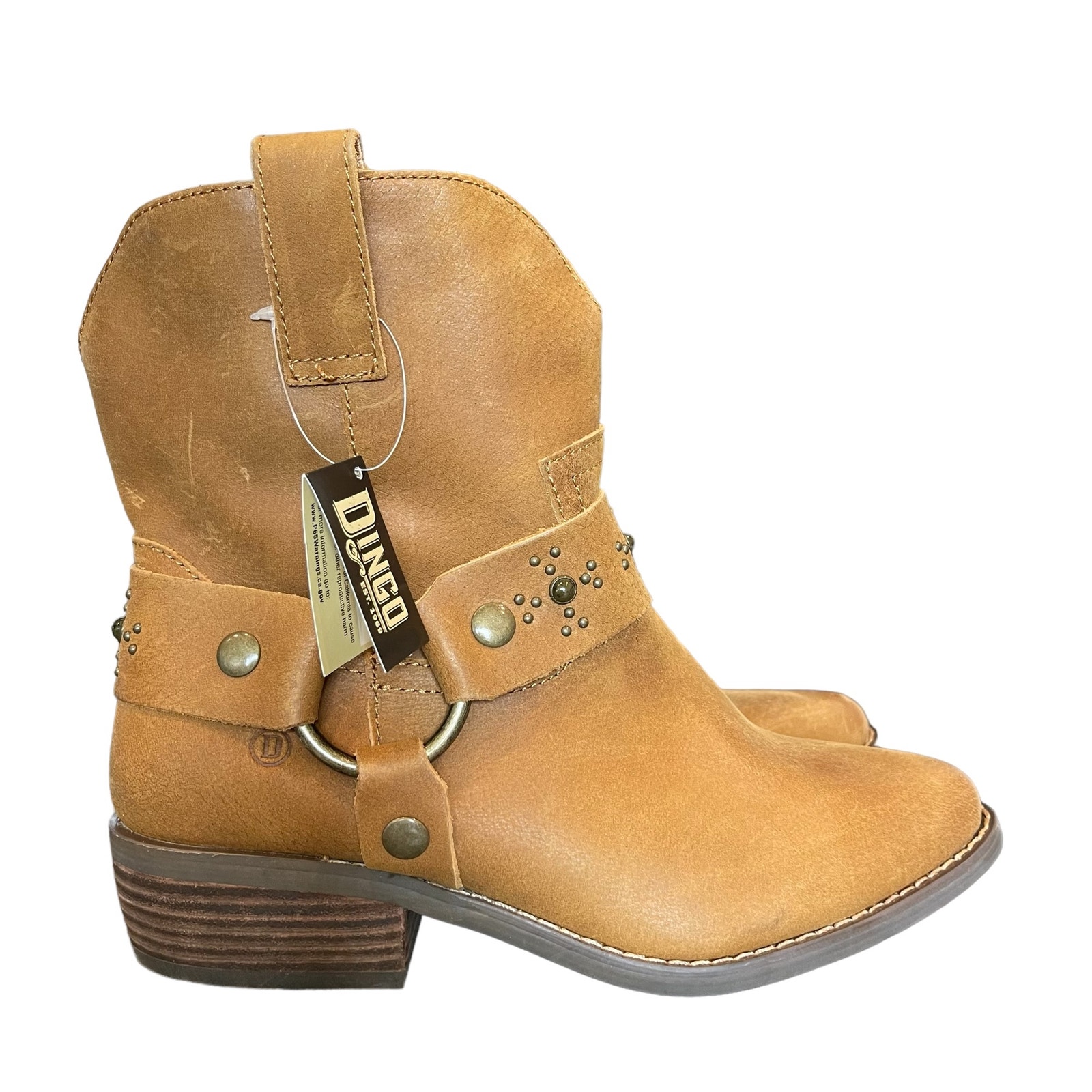 DINGO WOMEN'S SILVERADA WESTERN BOOTIES Camel women’s 7.5