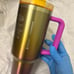 Stanley Starbucks purple yellow gradient tumbler