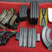 Cusocoe Slot Car Track Pieces Incomplete/Loose Instructions included