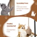 47 Large Cat Tree Tower w/ Top Perch Cat Bed