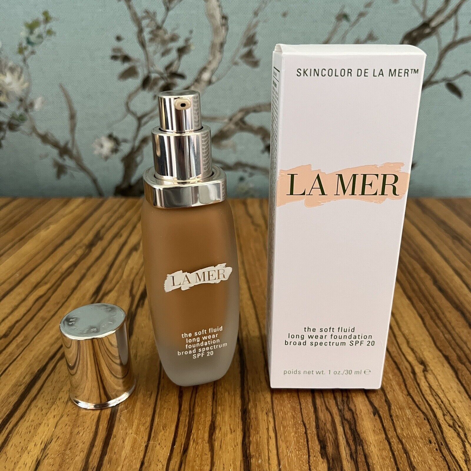 La Mer The Soft Fluid Long Wear Foundation Shade 450 Sepia 1 oz. 30 ml