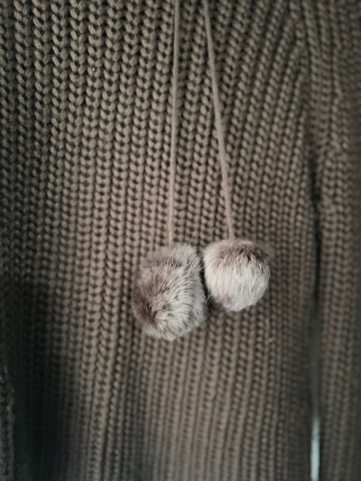 Hand Knit Fluffy Fur Sweater
