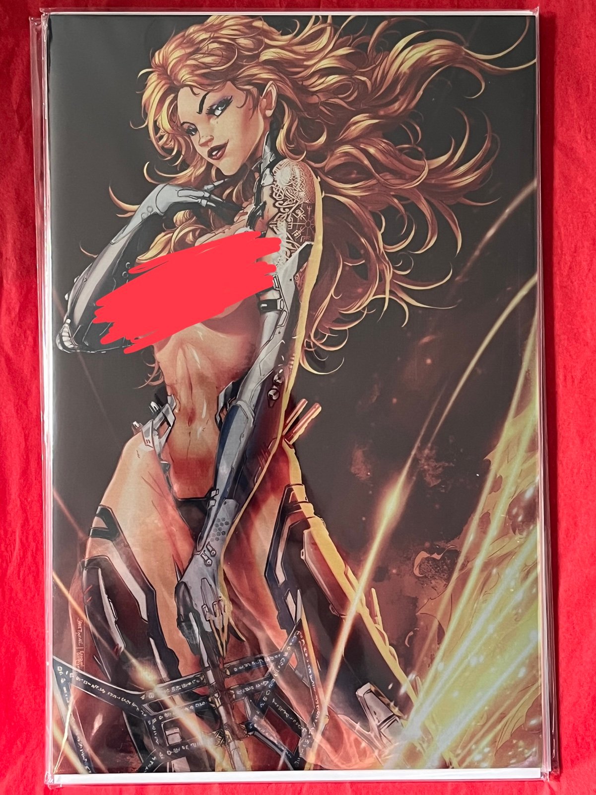 Guns and Angels 1 Kickstarter Bombshell Tyndall METAL Variant