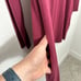 Peruvian Connection Long Sleeve Astrid Dress in Wine Purple Red Size L NWT