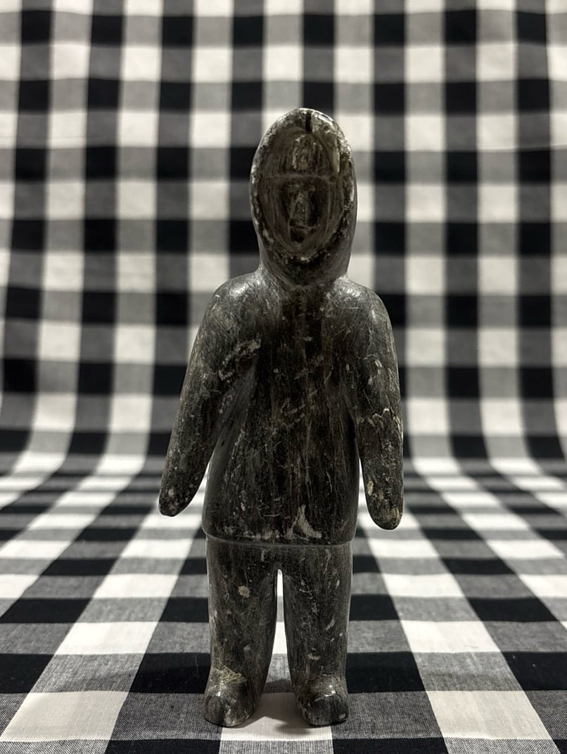 Hand Carved Soapstone Inuit Eskimo Figurine