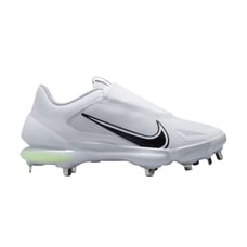 Nike Force Zoom Trout 8 Pro Baseball Cleats White Metal Size 12 CZ5915-100 Mens