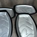 Nordic Ware Steak Fajita Aluminum Plates with Tray Holders # 52 Set Of 4