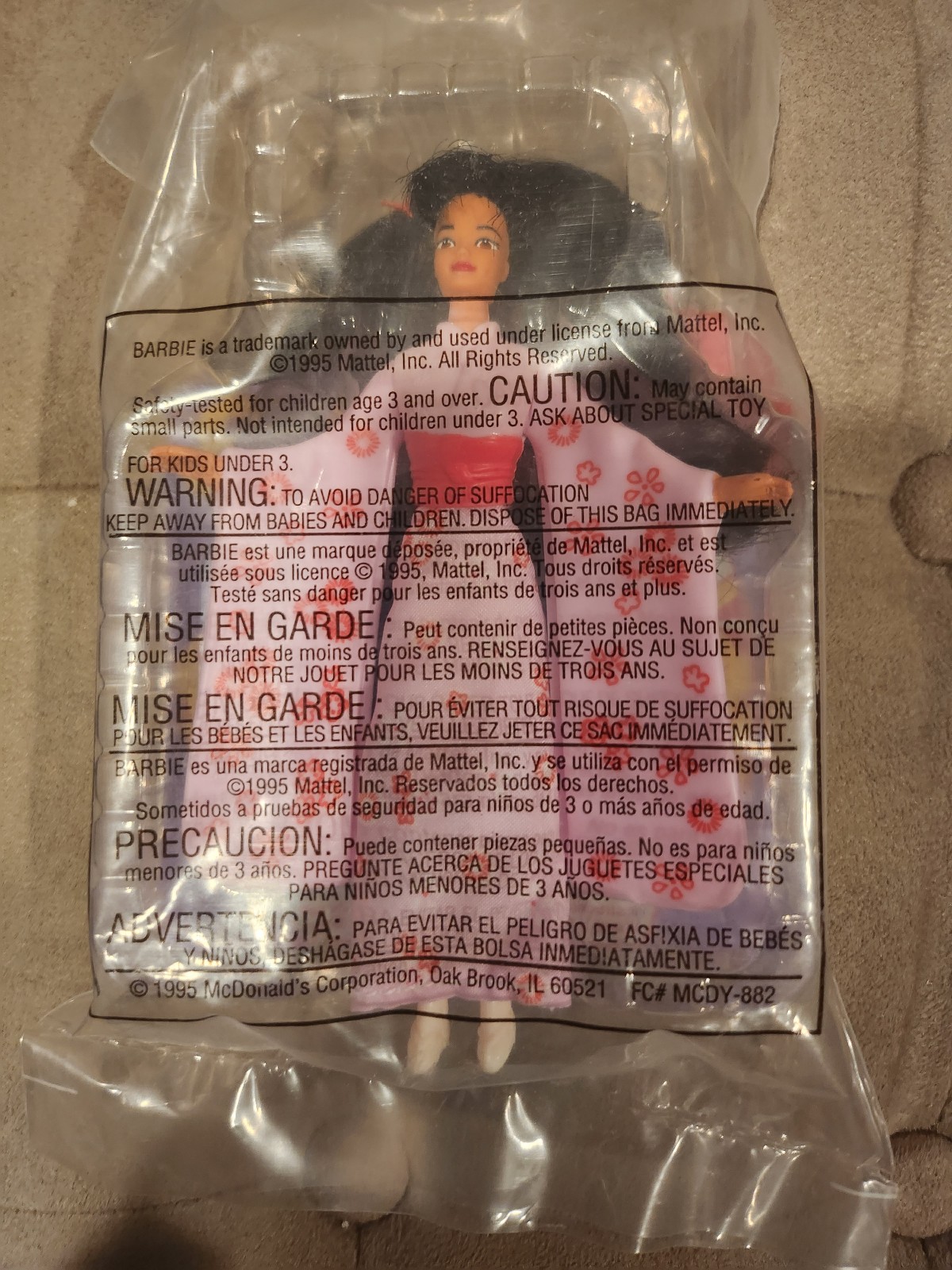 McDonalds Mini-Barbies of the World collection
