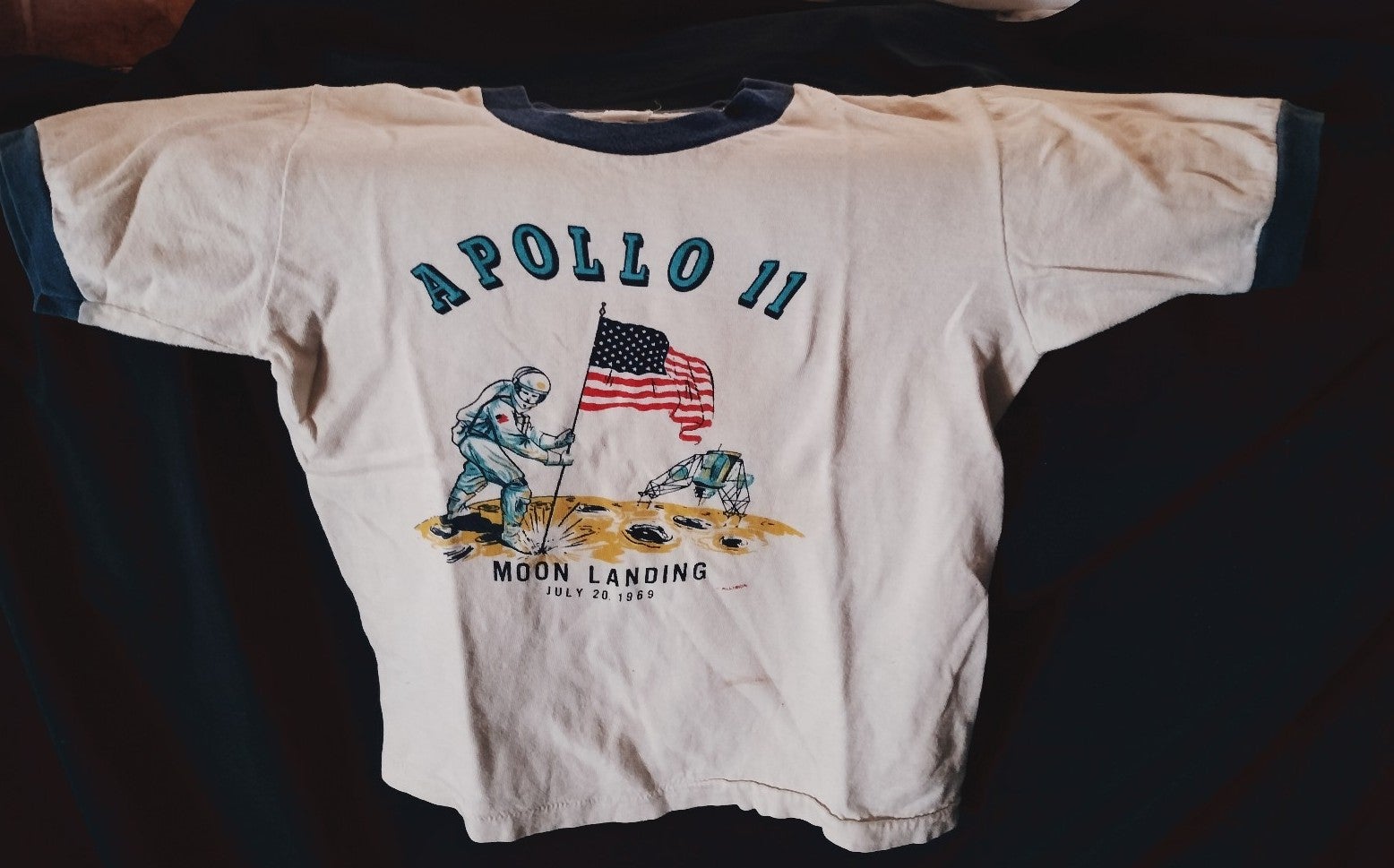 First man on the moon youth tshirt