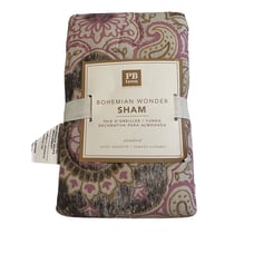 Pottery Barn Teen Bohemian Wonder Sham Standard Size 100% Cotton India luxury