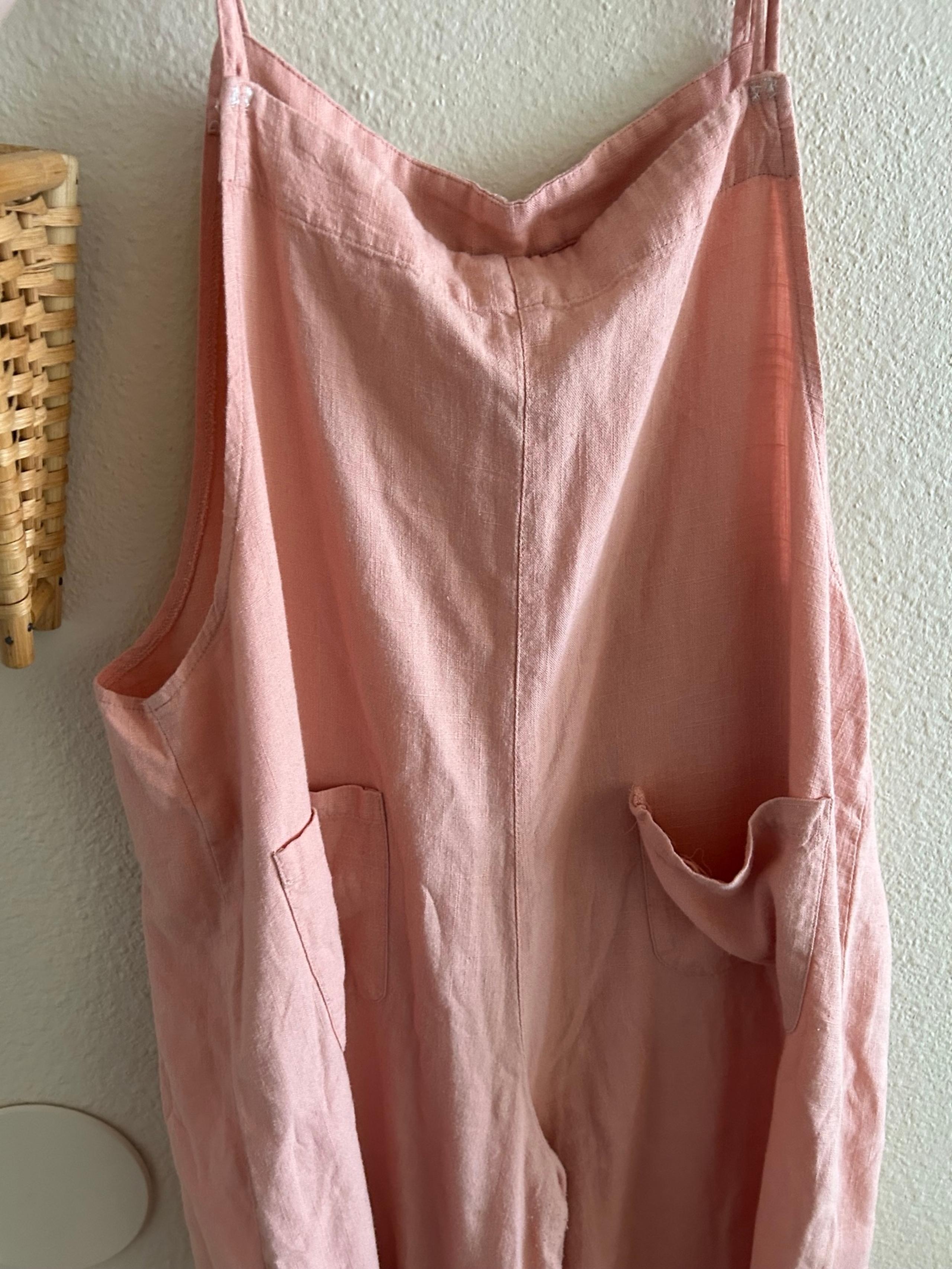 Women romper size Large Pink moon river
