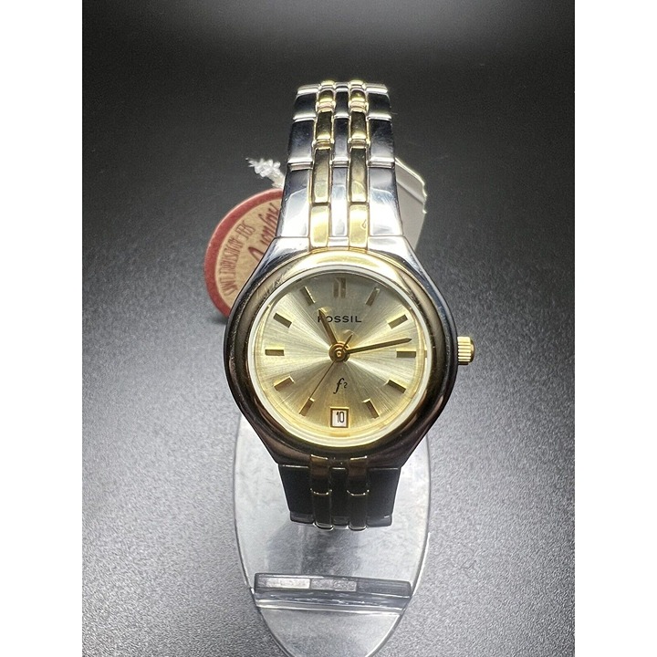 Fossil F2 ES-9441 All Stainless Steel Analog Ladies Watch