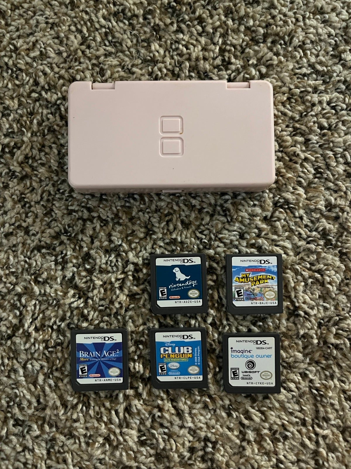 DS games and Game case