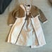 Paz Rodriguez Brown and Cream Dress with Jacket 3 months