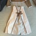Paz Rodriguez Brown and Cream Dress with Jacket 3 months